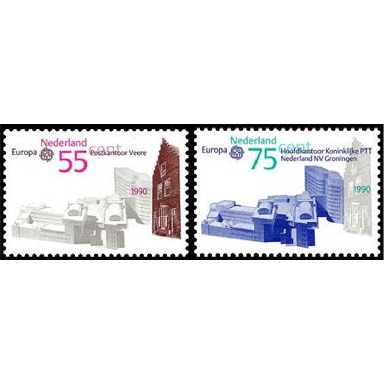 OLANDA 1990 Europa 2v MNH**