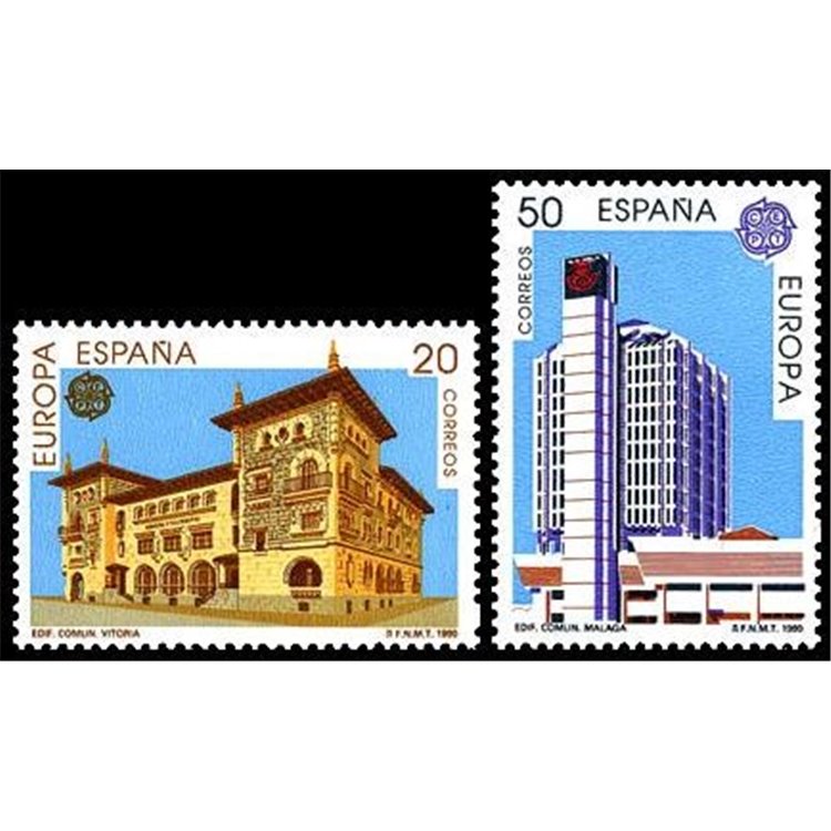 SPAGNA 1990 Europa 2v MNH**