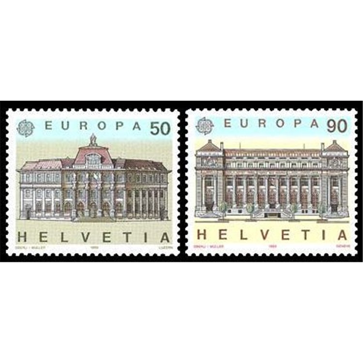 SVIZZERA 1990 Europa 2v MNH**