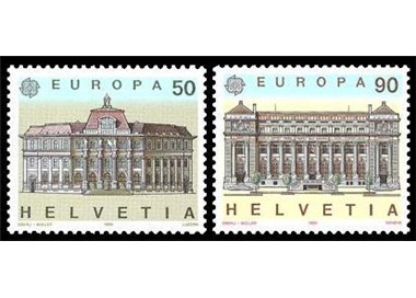 SWITZERLAND 1990 Europe 2v MNH**