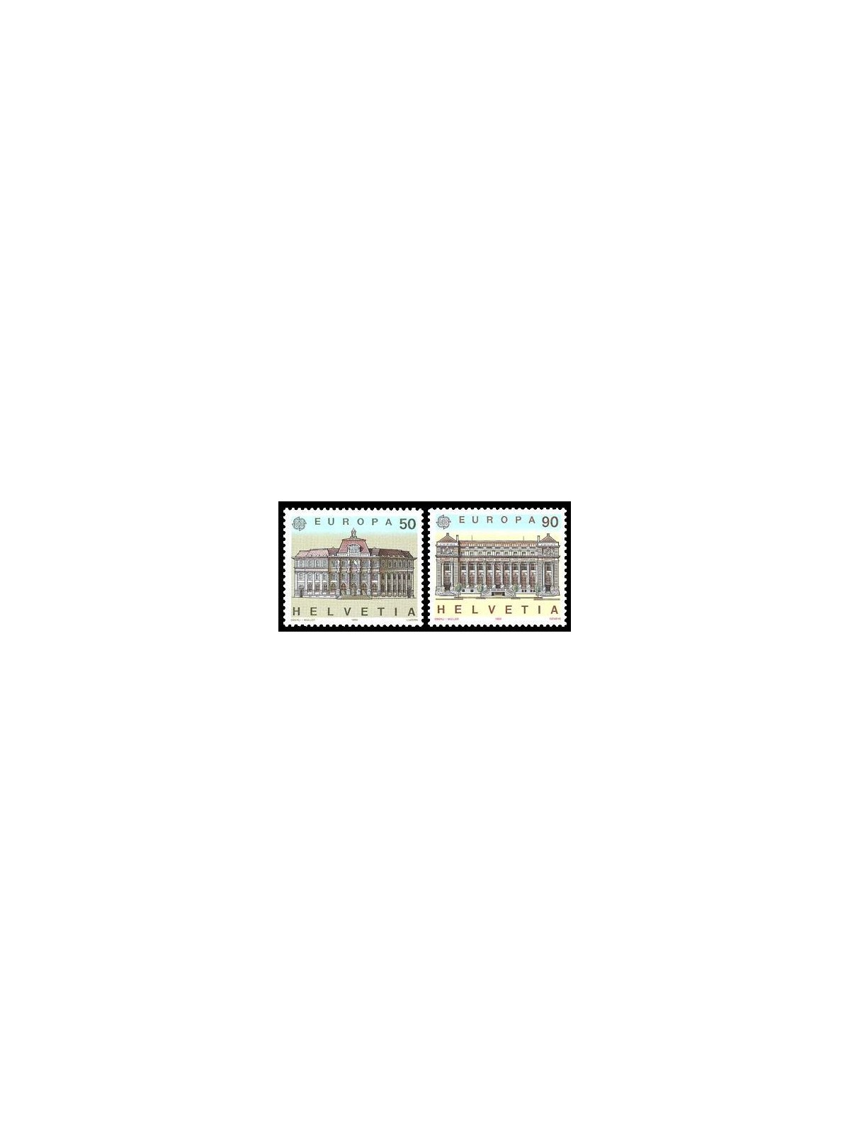 SWITZERLAND 1990 Europe 2v MNH**