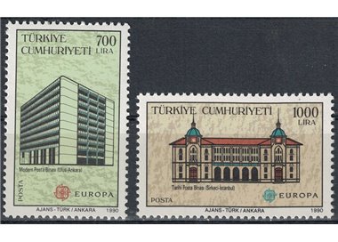 TURCHIA 1990 Europa 2v MNH**