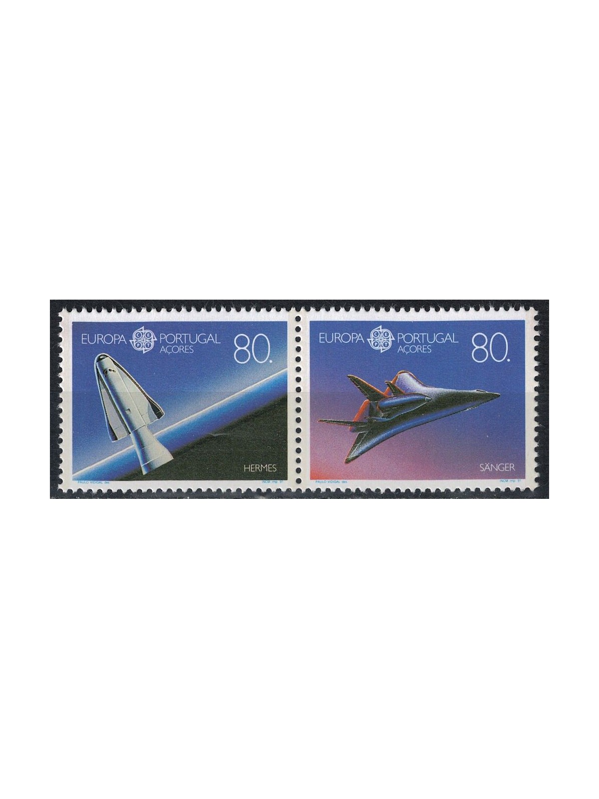 AZORES 1991 Europe 2v MNH**