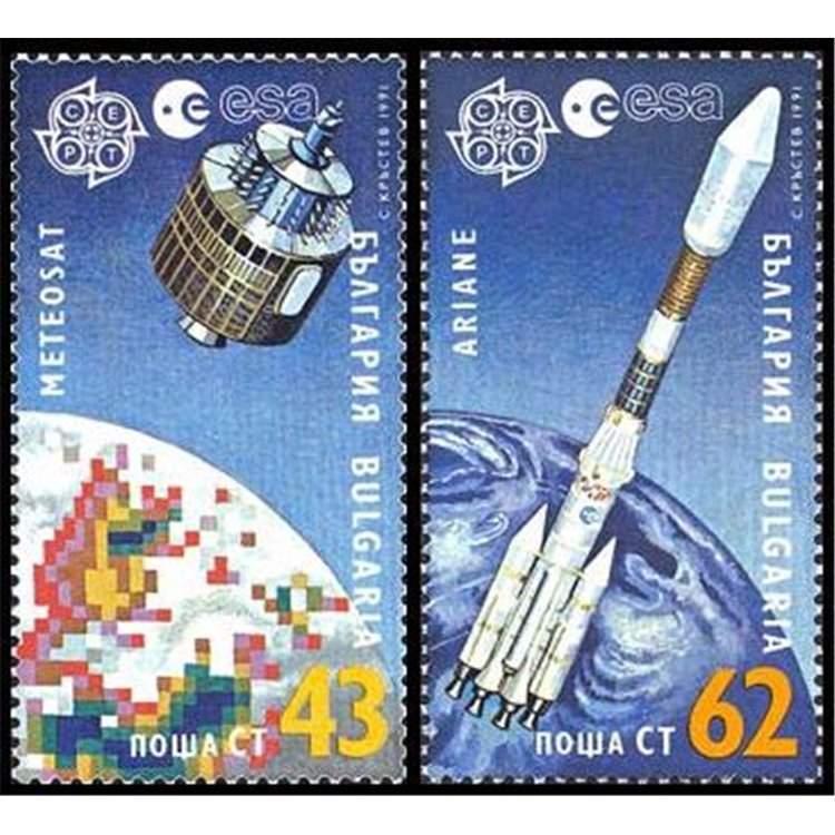 BULGARIA 1991 Europa 2v MNH**