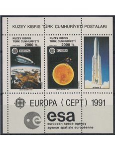 NORTHERN CYPRUS 1991 Europe s/s MNH**