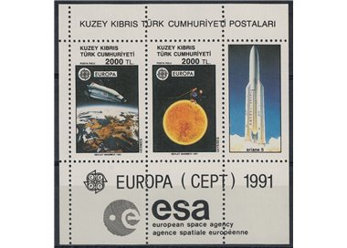 NORTHERN CYPRUS 1991 Europe s/s MNH**