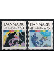 DANIMARCA 1991 Europa 2v MNH**