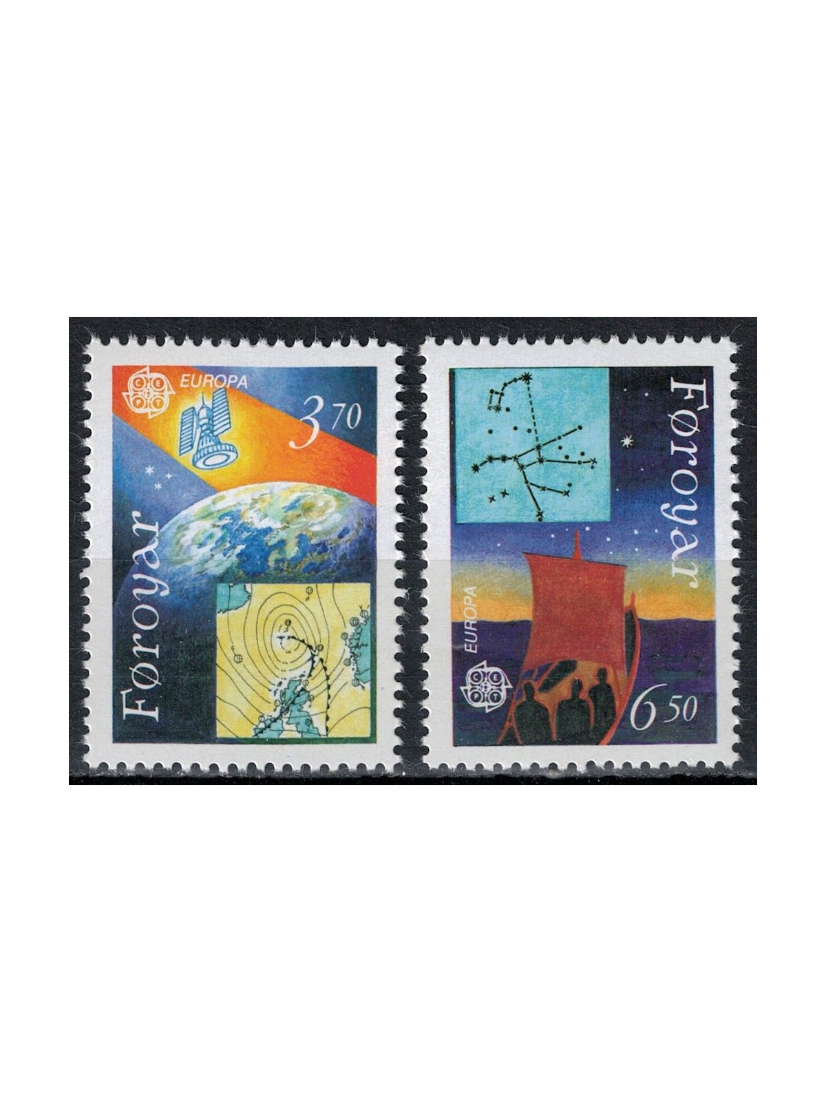 FAROE ISLANDS 1991 Europe 2v MNH**