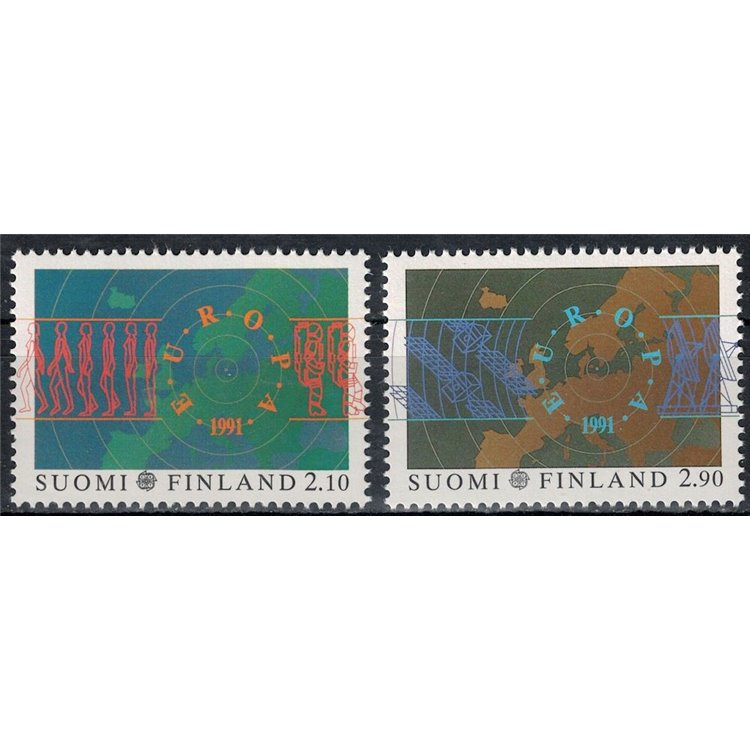 FINLANDIA 1991 Europa 2v MNH**