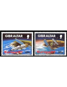 GIBILTERRA 1991 Europa 2v MNH**