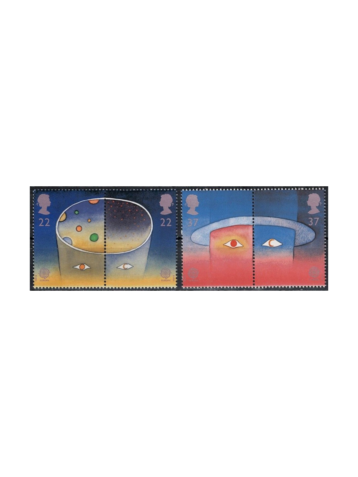 GRAN BRETAGNA 1991 Europa 4v MNH**