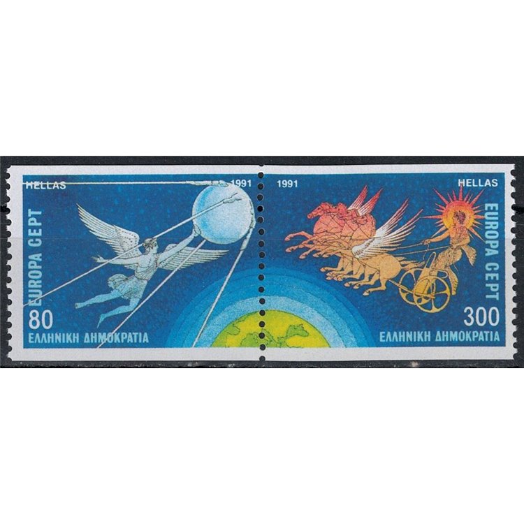 GRECIA 1991 Europa (da LB) 2v MNH**