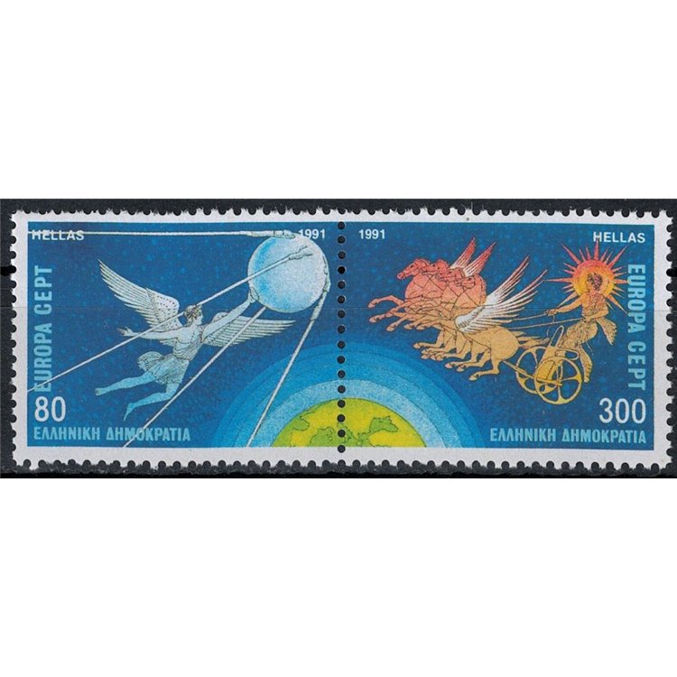GRECIA 1991 Europa 2v MNH**