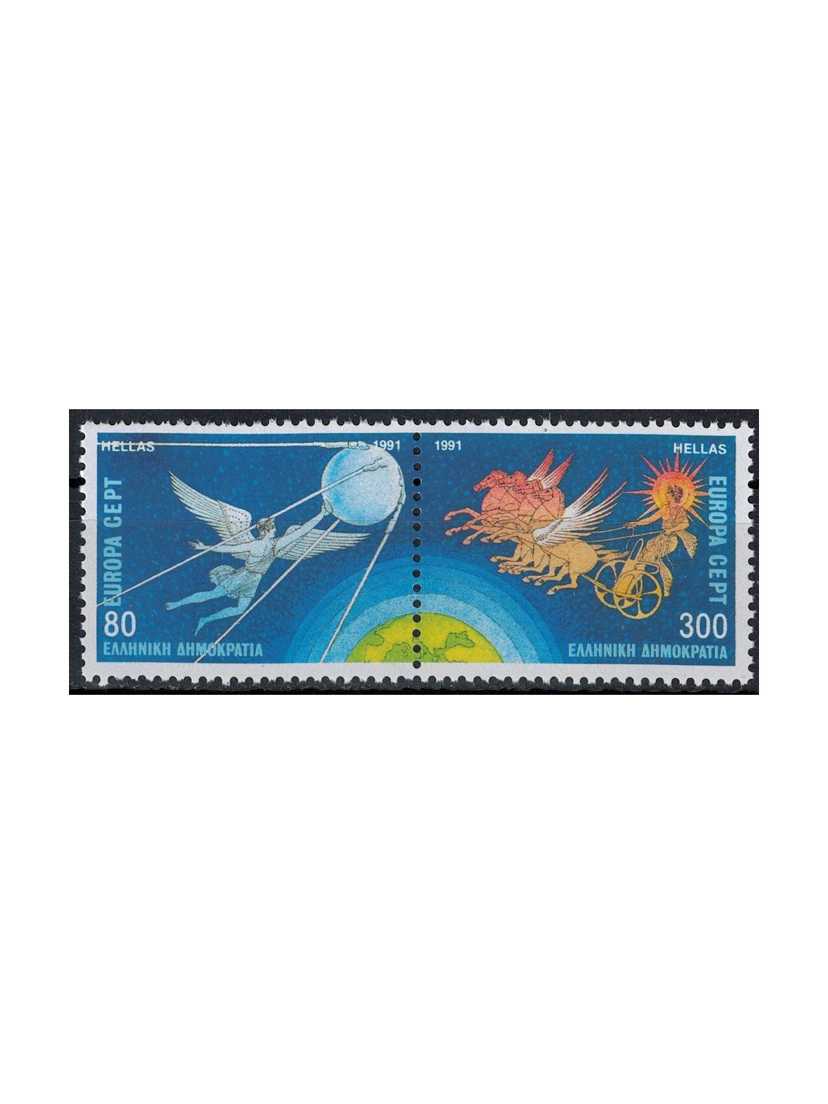 GRECIA 1991 Europa 2v MNH**