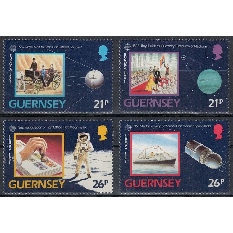 GUERNSEY 1991 Europa 4v MNH**