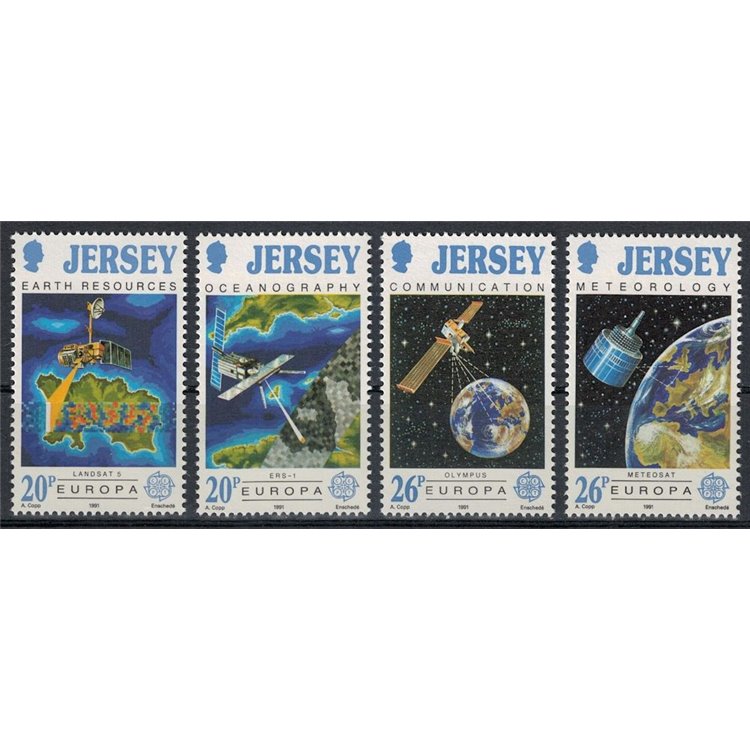 JERSEY 1991 Europa 4v MNH**