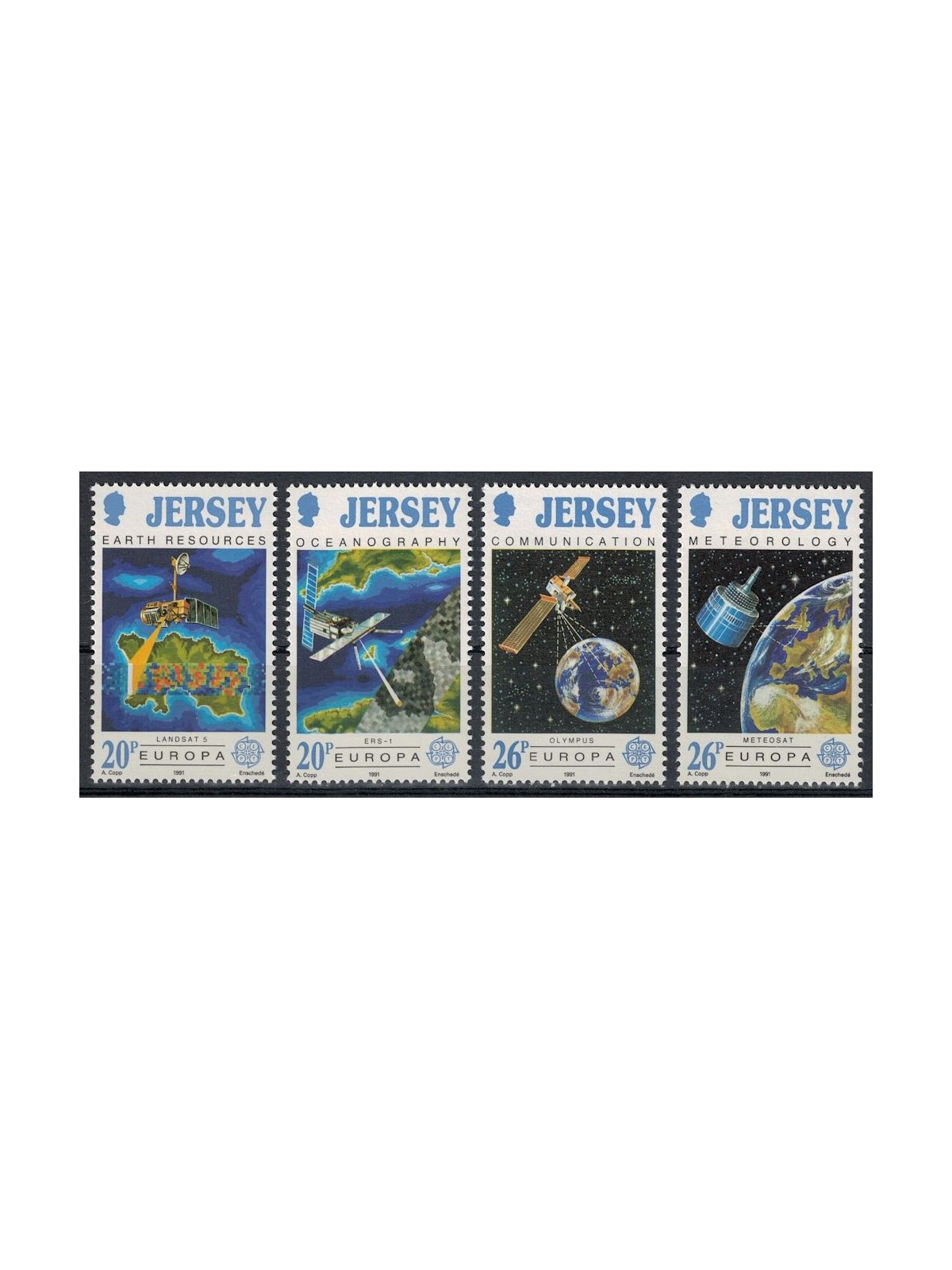 JERSEY 1991 Europa 4v MNH**