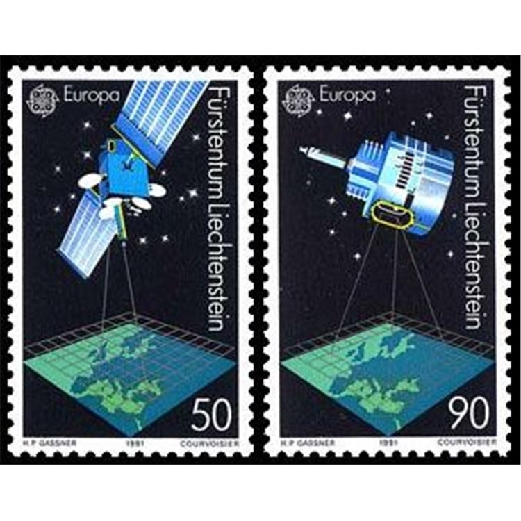 LIECHTENSTEIN 1991 Europa 2v MNH**