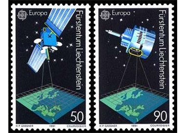 LIECHTENSTEIN 1991 Europa 2v MNH**