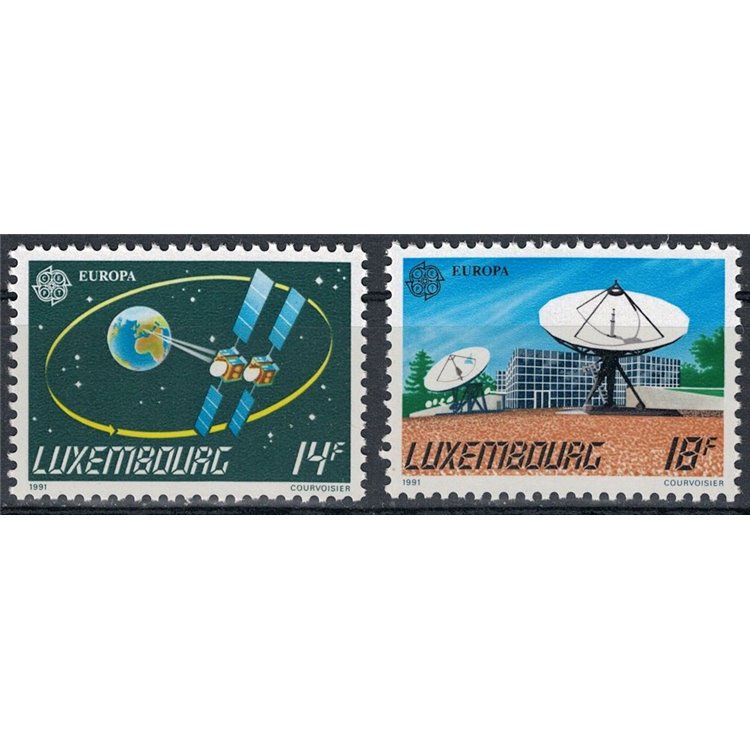 LUSSEMBURGO 1991 Europa 2v MNH**