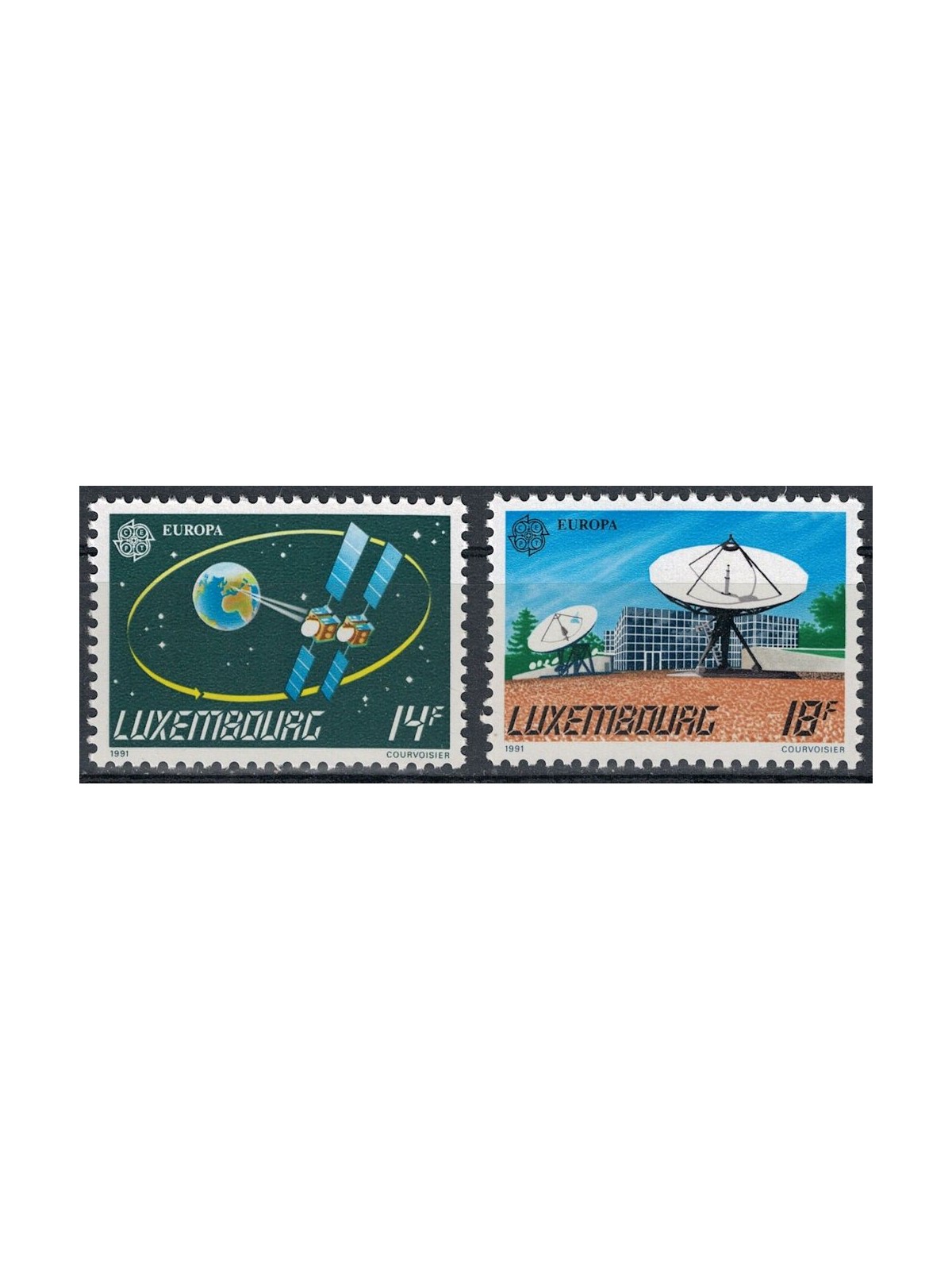 LUXEMBOURG 1991 Europe 2v MNH**