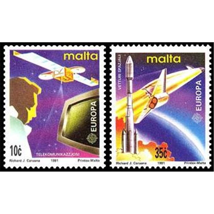 MALTA 1991 Europe 2v MNH**