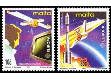 MALTA 1991 Europa 2v MNH**