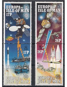 MAN 1991 Europa 4v MNH**