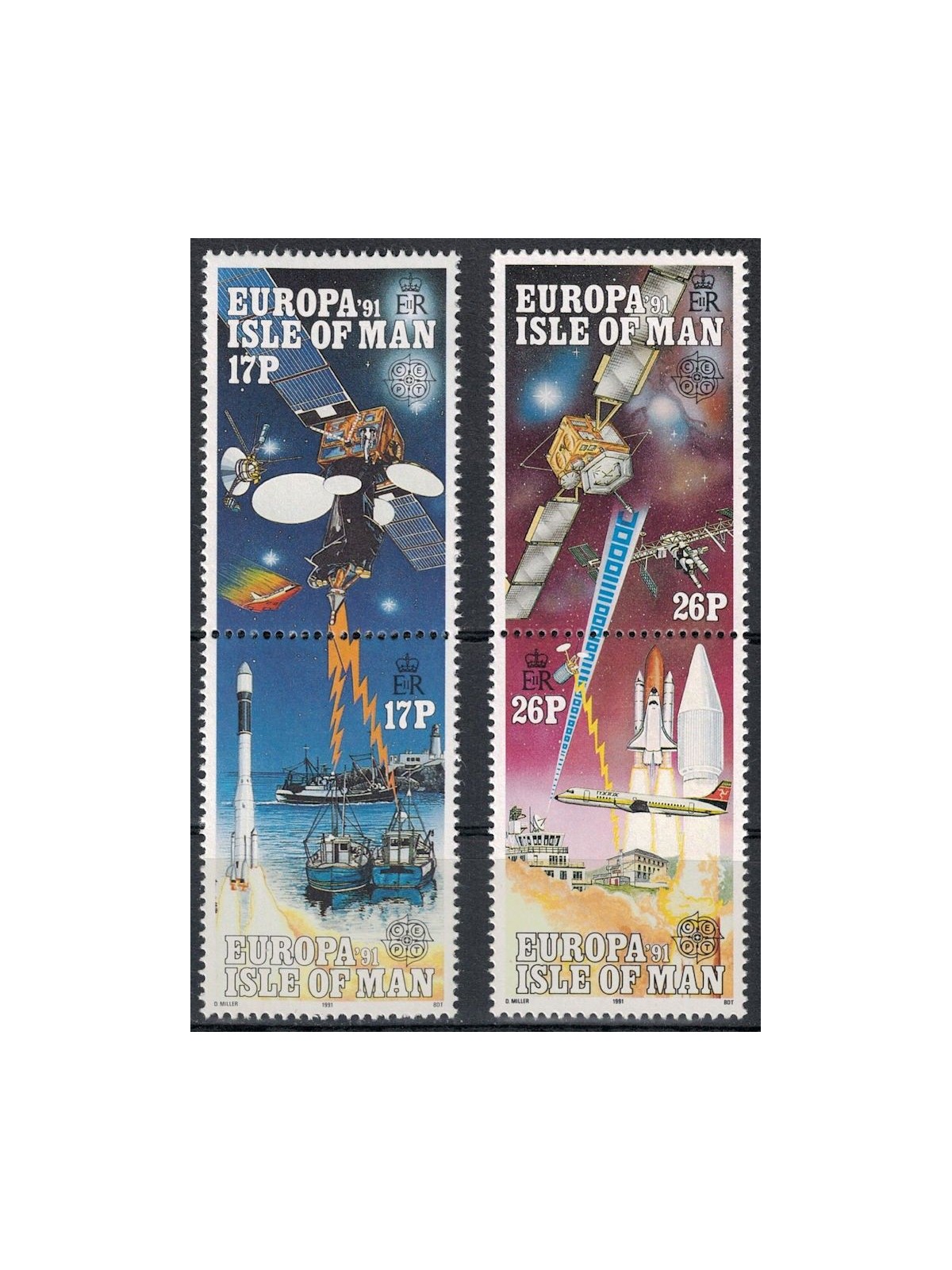 MAN 1991 Europa 4v MNH**