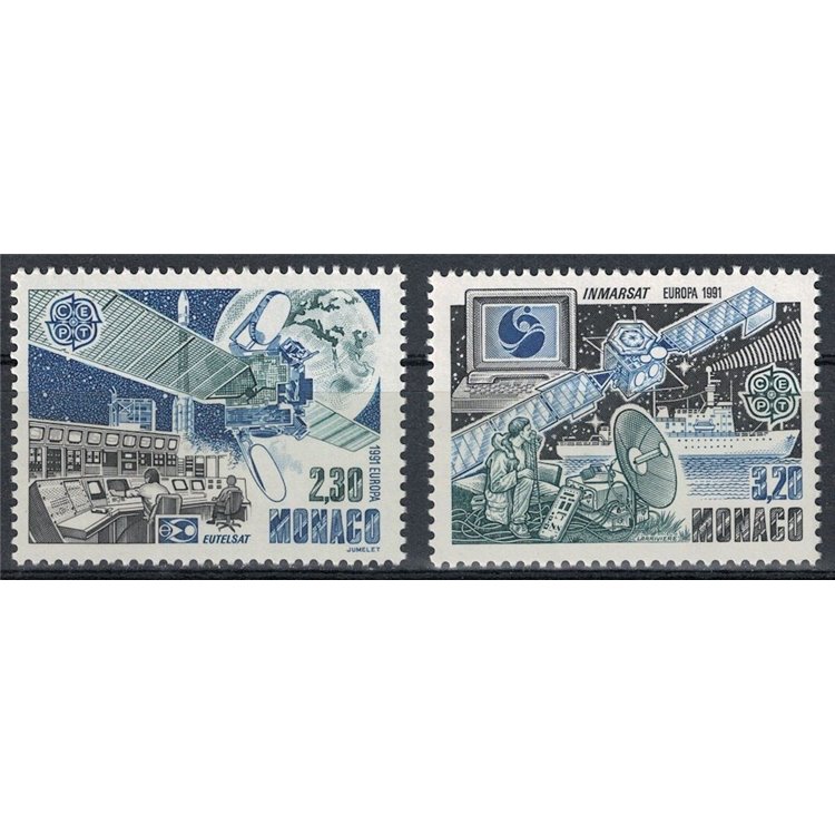 MONACO 1991 Europe 2v MNH**