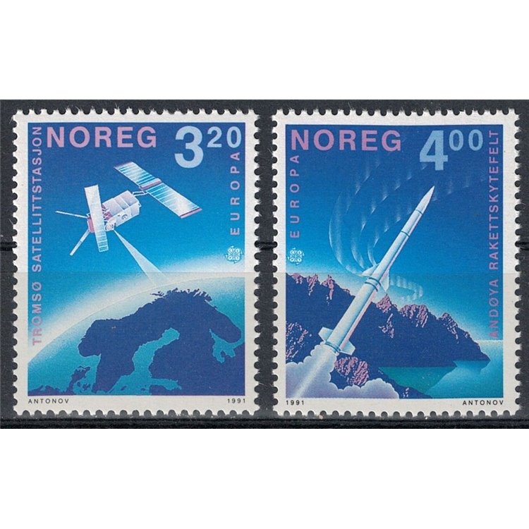 NORWAY 1991 Europe 2v MNH**