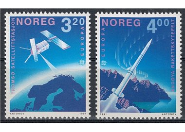 NORWAY 1991 Europe 2v MNH**