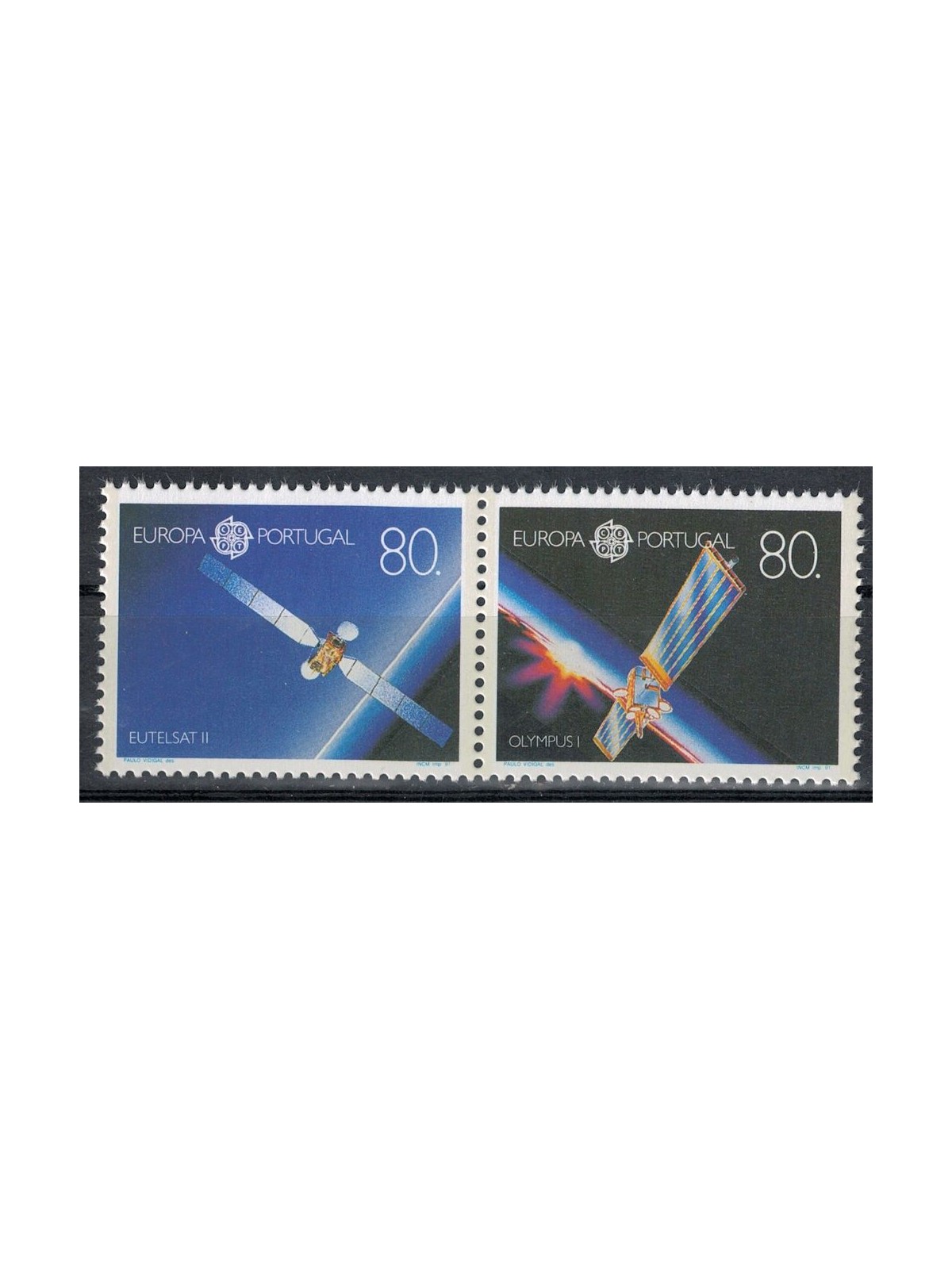 PORTOGALLO 1991 Europa 2v MNH**