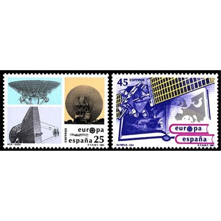 SPAGNA 1991 Europa 2v MNH**