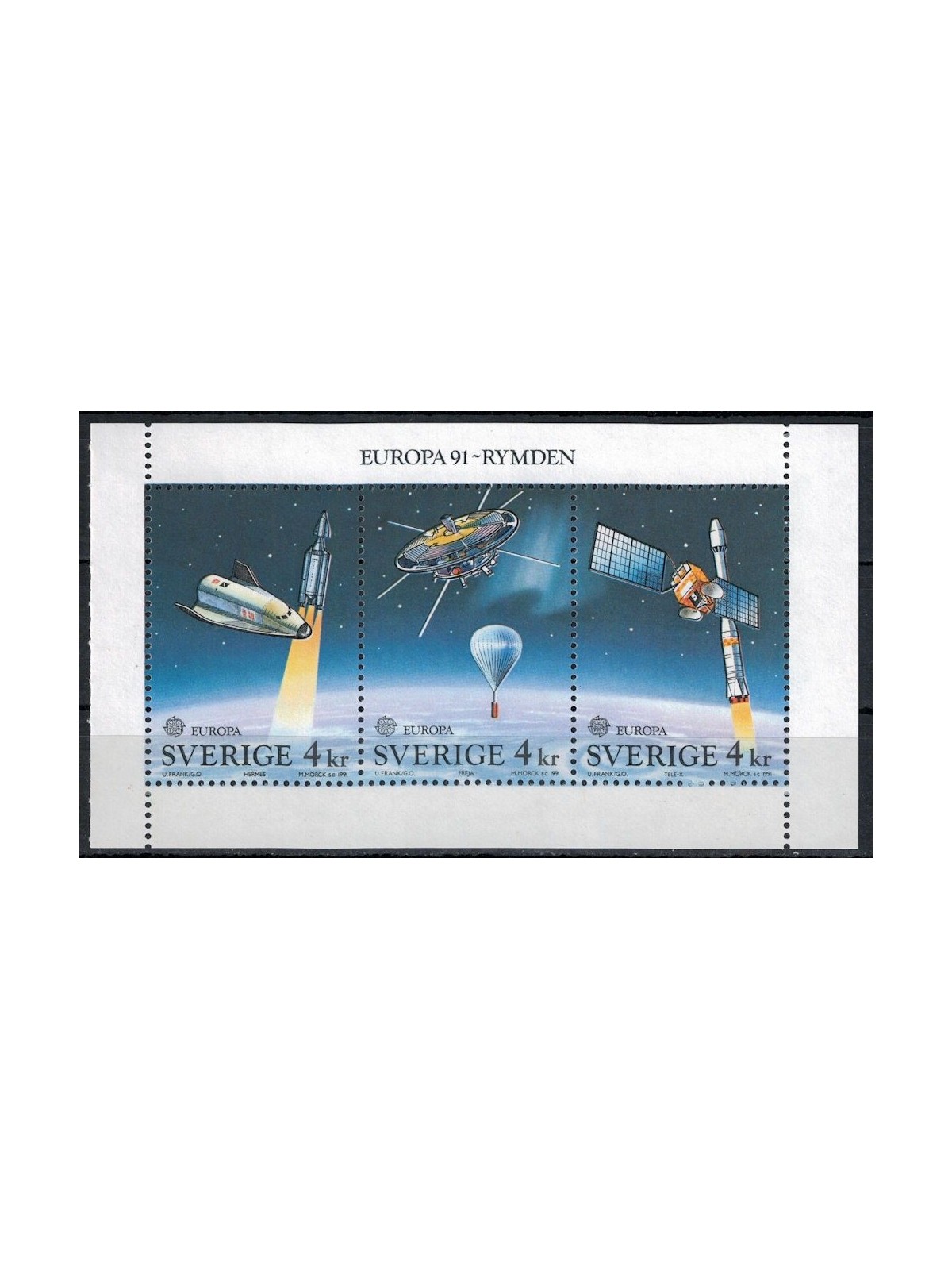 SWEDEN 1991 Europe s/s MNH**