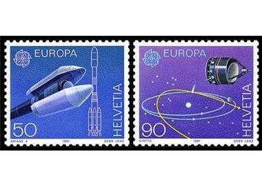 SWITZERLAND 1991 Europe 2v MNH**