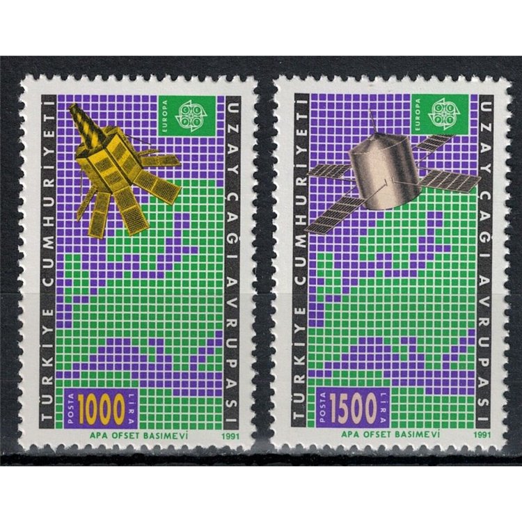 TURCHIA 1991 Europa 2v MNH**