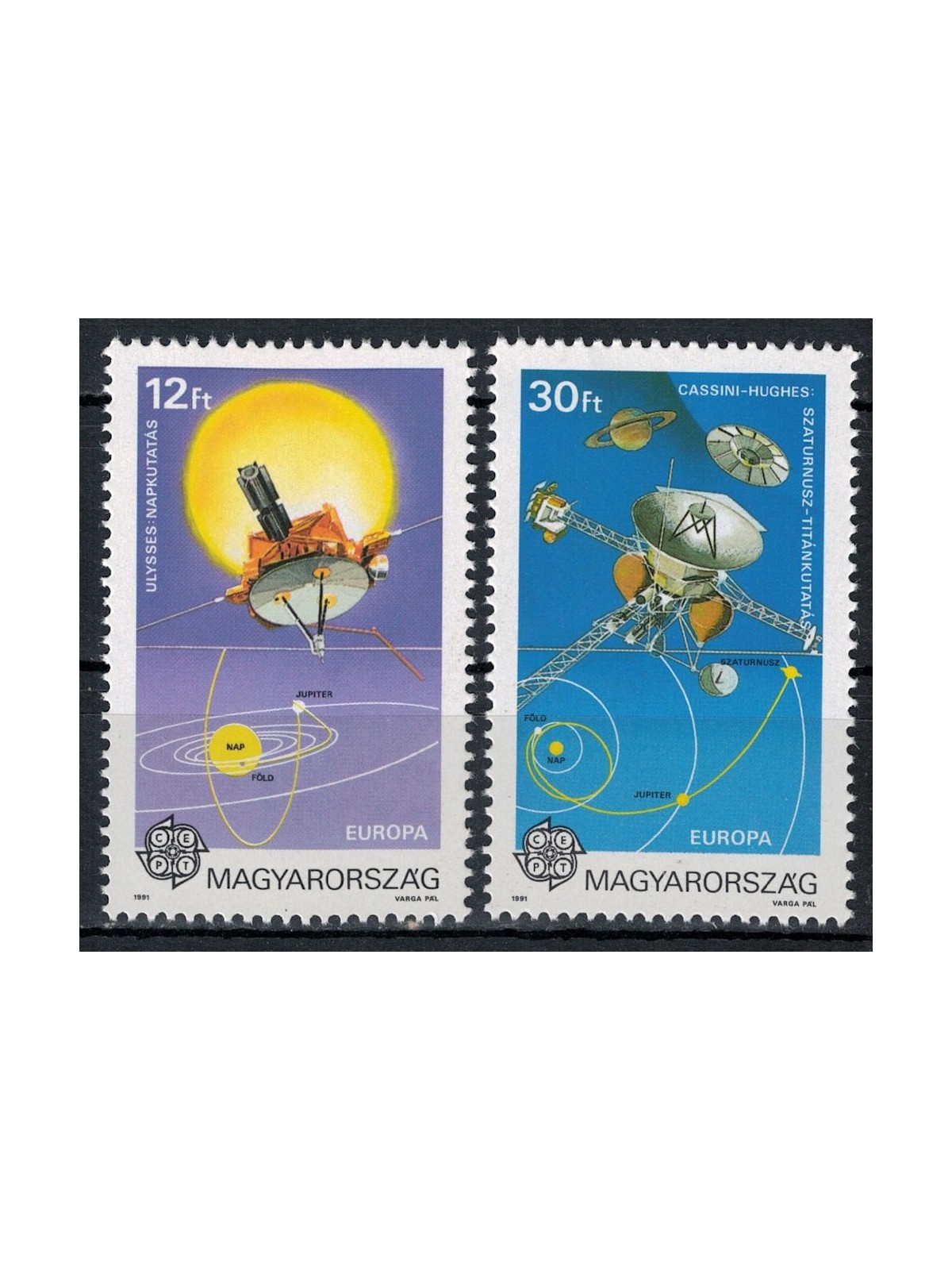 UNGHERIA 1991 Europa 2v MNH**