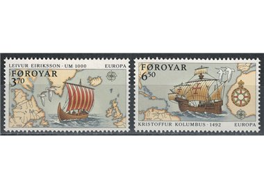 FAROE ISLANDS 1992 Europe 2v MNH**