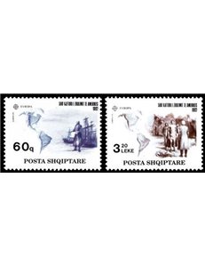 ALBANIA 1992 Europe 2v MNH**