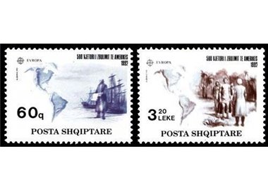 ALBANIA 1992 Europa 2v MNH**