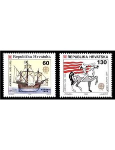 CROATIA 1992 Europe 2v MNH**