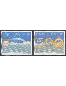 BELGIUM 1992 Europe 2v MNH**