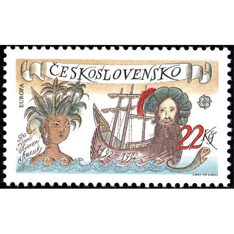 CZECHOSLOVAKIA 1992 Europe MNH**