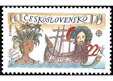 CECOSLOVACCHIA 1992 Europa MNH**