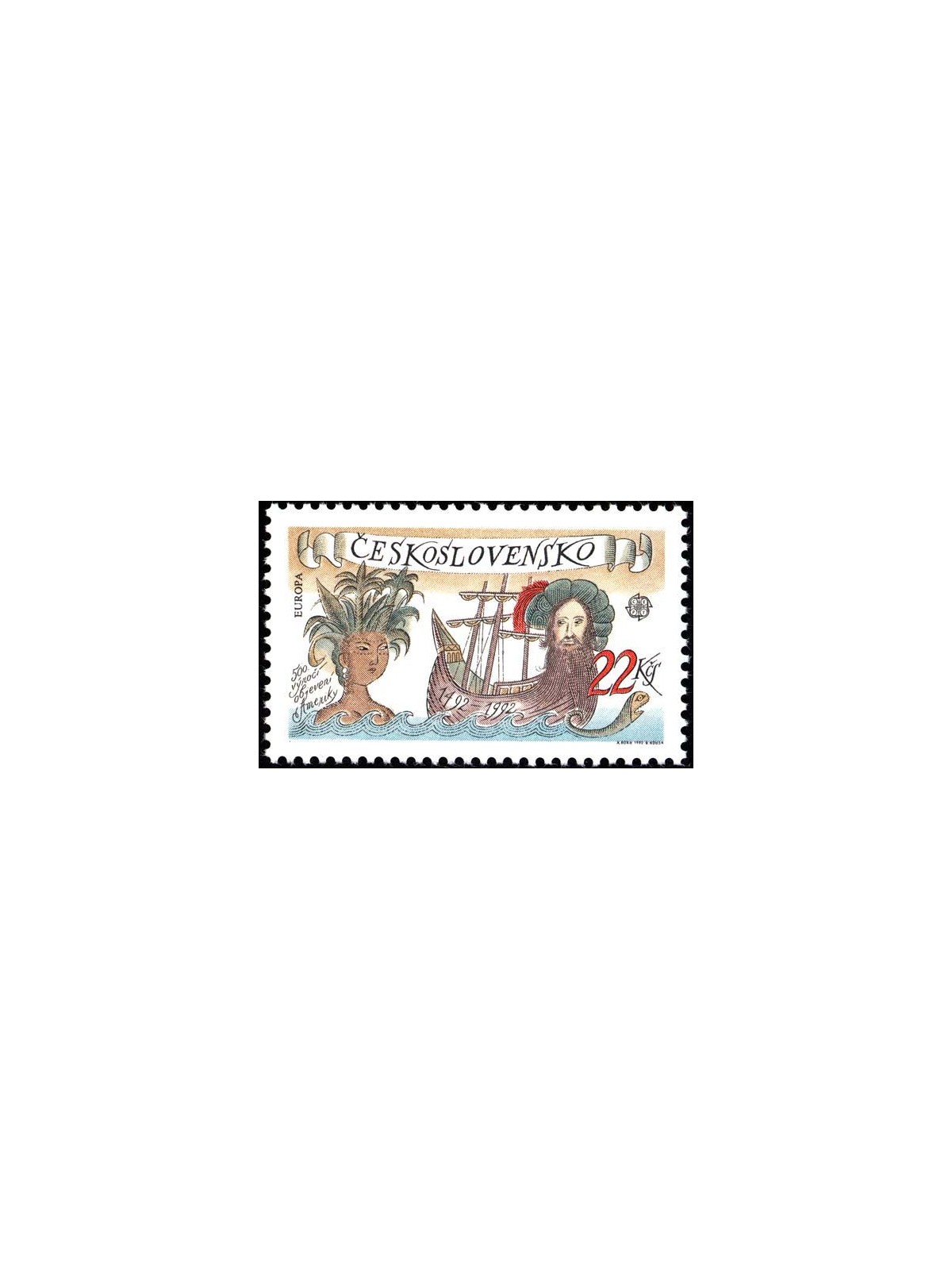 CZECHOSLOVAKIA 1992 Europe MNH**