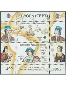 NORTHERN CYPRUS 1992 Europe s/s MNH**