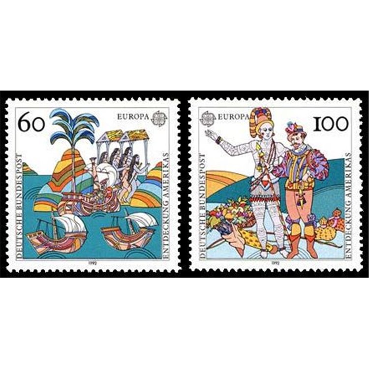 GERMANY BRD 1992 Europe 2v MNH**