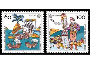 GERMANY BRD 1992 Europe 2v MNH**