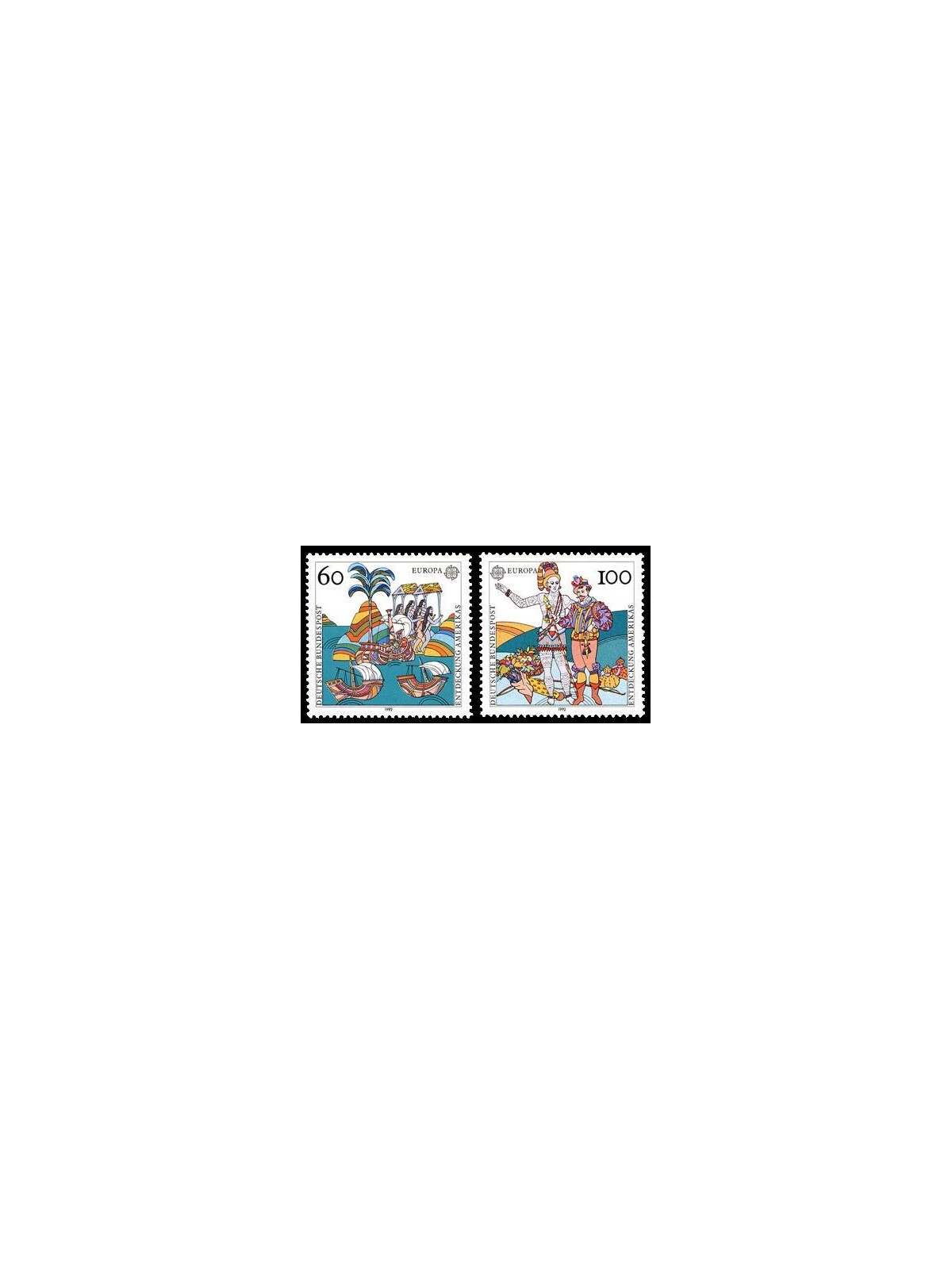 GERMANIA BRD 1992 Europa 2v MNH**